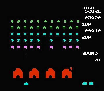 Space Invaders (Japan) screen shot game playing